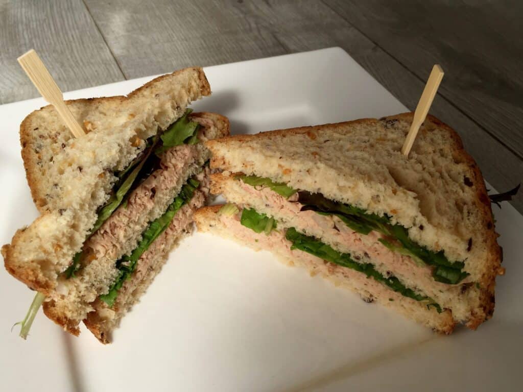 glutenvrije sandwich tonijnsalade