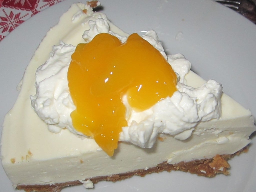 glutenvrije lemon cheesecake