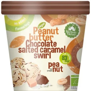 Peanutbutter Salted Caramel ijs glutenvrij